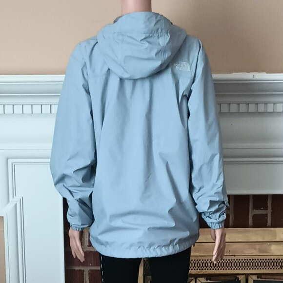 North Face Hooded Windbreaker SP Blue Gray Waterproof Outdoor Jacket - Picture 6 of 12